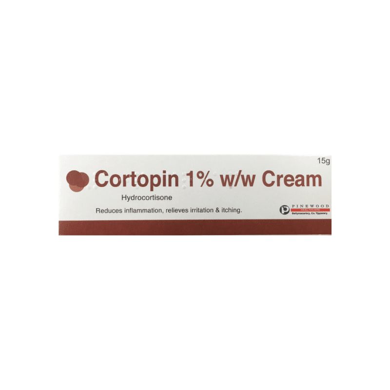 Cortopin 1% Hydrocortisone Cream 15g – Eczema & Dermatitis Relief