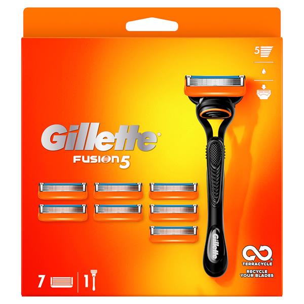 Gillette Fusion ProGlide Manual Razor + 8 Blades – FlexBall Technology