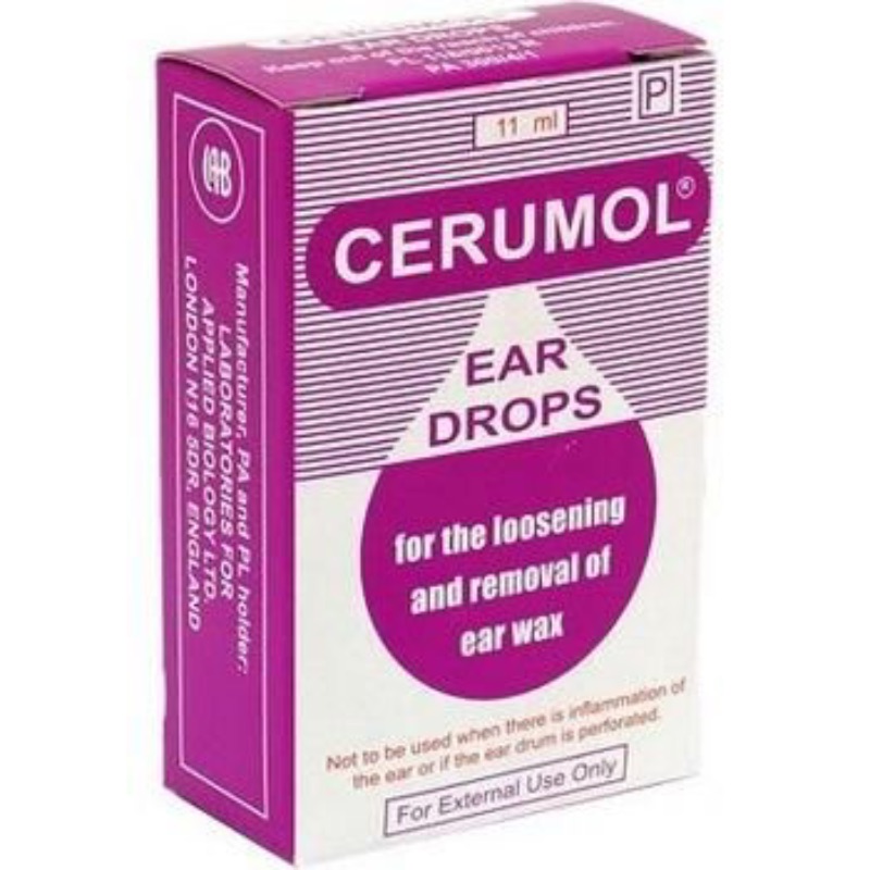 Cerumol Ear Drops 11ml - Soften & Remove Ear Wax