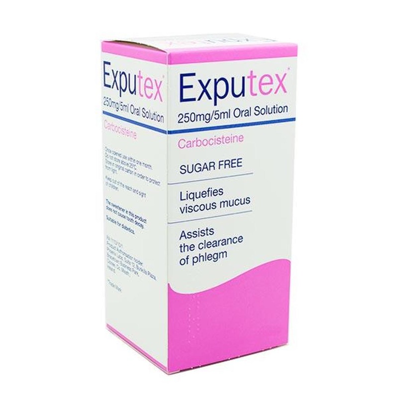 Exputex Oral Solution 250mg/5ml | Cough Relief