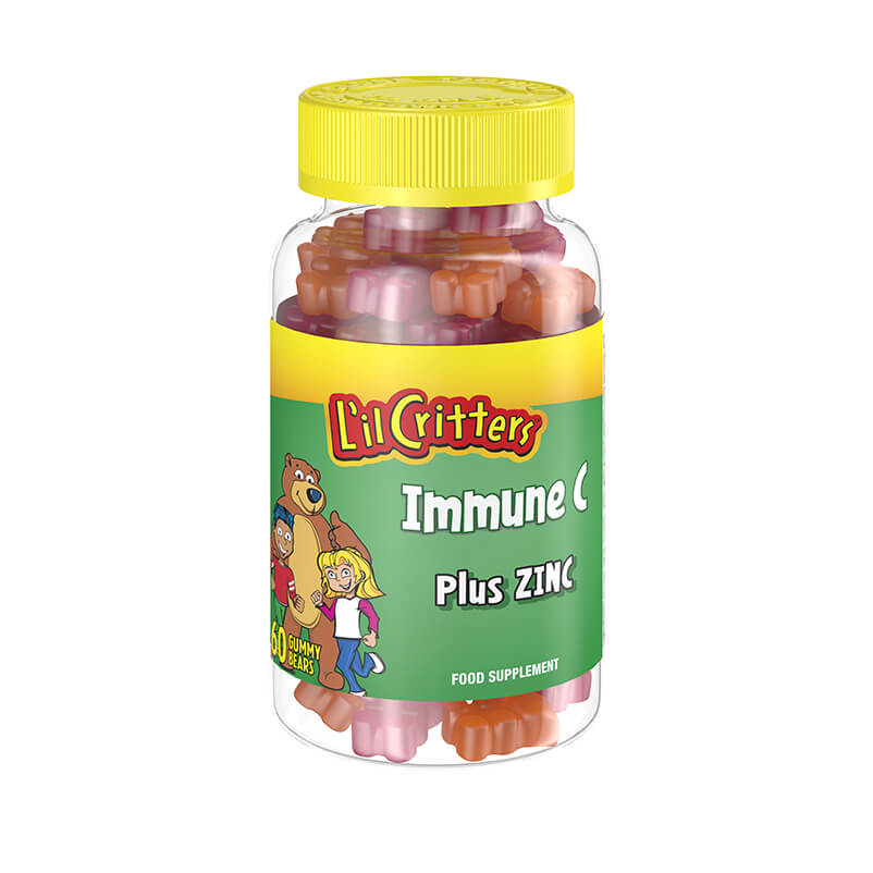L’il Critters Immune C Plus Zinc Gummy Vitamins – 60 Pk