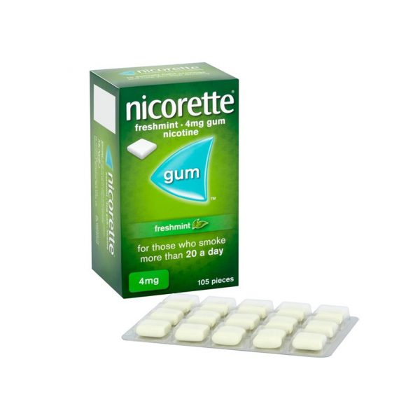 Nicorette Freshmint 4mg Gum | Quit Smoking Aid