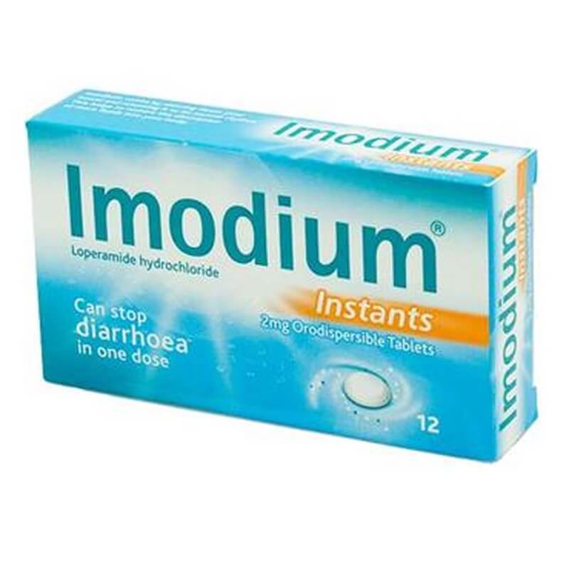 Imodium Instants 2mg Tablets 12 Pack – Fast Diarrhoea Relief
