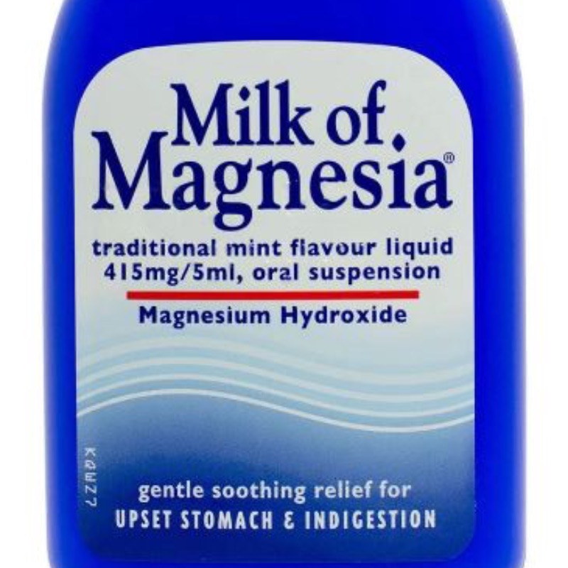 Milk Of Magnesia Traditional Mint Liquid – Indigestion, Upset Stomach & Constipation Relief