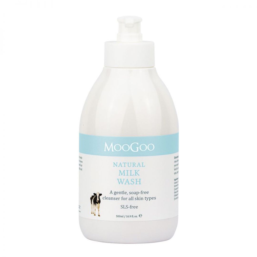 MooGoo Milky Wash 500ml – Gentle & Natural Cleanser For Sensitive Skin