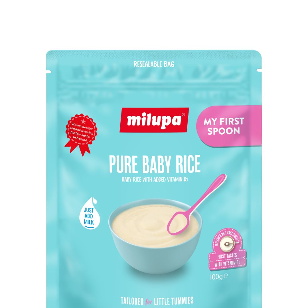 Milupa Stage 1 Pure Baby Rice 100g – First Weaning Cereal, Gluten-Free