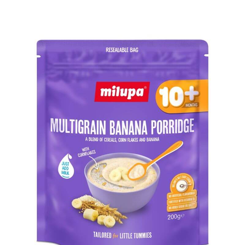 Milupa Stage 3 Multigrain Banana Porridge 200g