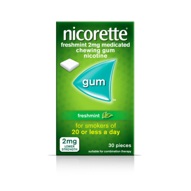 Nicorette Freshmint 2mg Gum | Quit Smoking Aid