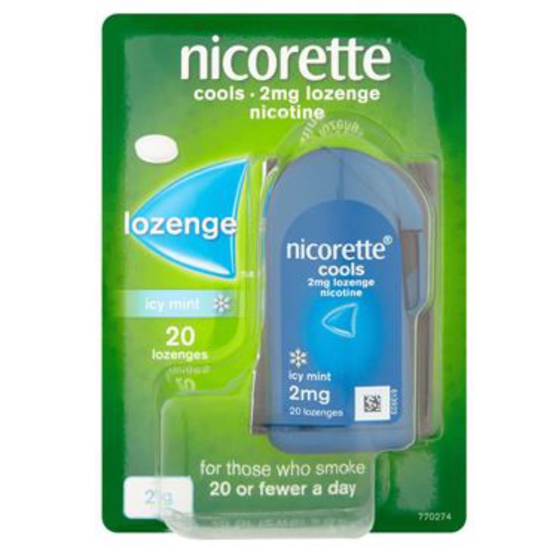Nicorette Cools 2mg Lozenges | Quit Smoking Relief