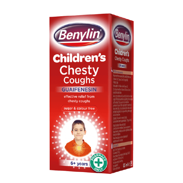 Benylin Non-Drowsy Chesty Cough Syrup 125ml – Loosen Phlegm & Ease Congestion