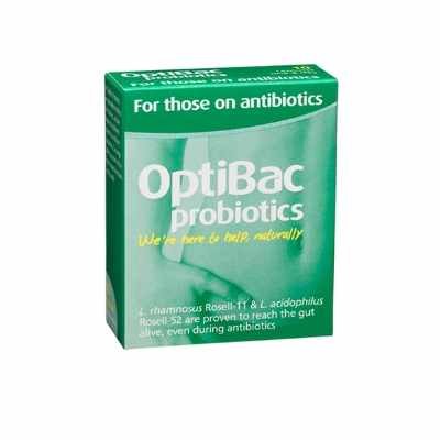 OptiBac Probiotics 'For those on antibiotics' - Gut Health Support