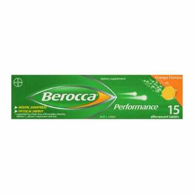 Berocca Orange Effervescent Tablets 15s | Energy & Immunity