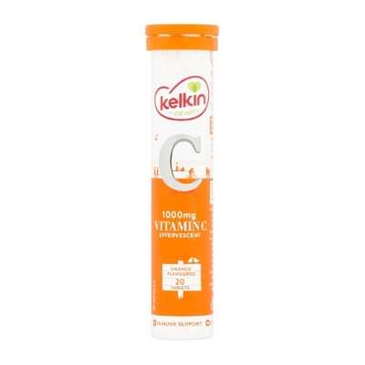 Kelkin Effervescent Vitamin C | Immune Support Tablets 20s
