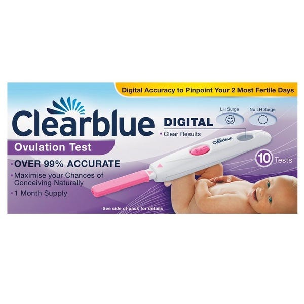 Clearblue Digital Ovulation Test Kit 10 Tests