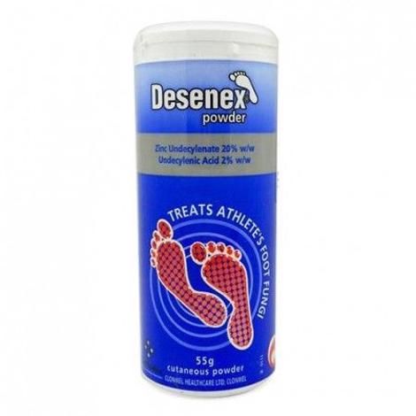 Desenex Powder Zinc undecylenate 20% w/w Undecylenic Acid 2.0% w/w 55g