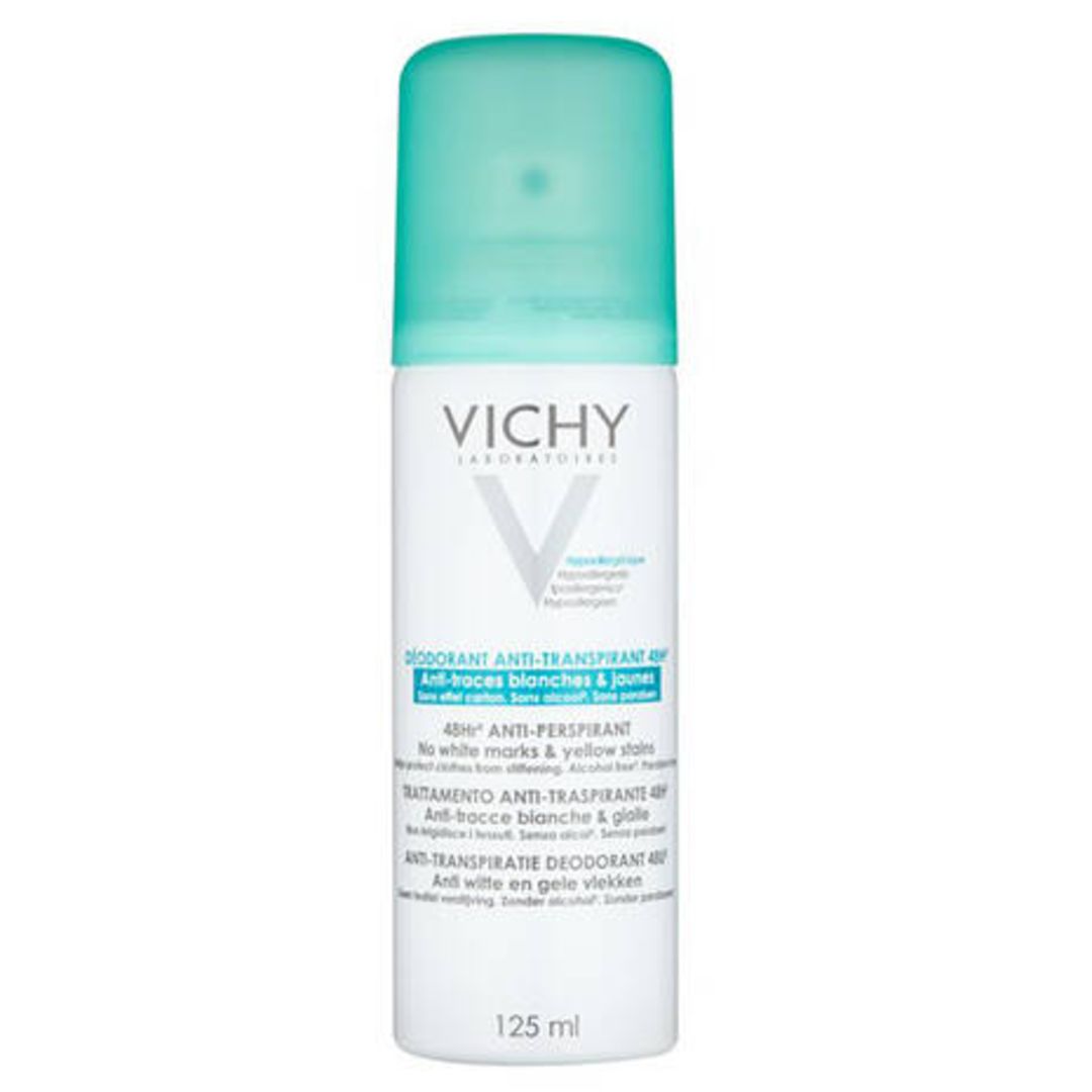 Vichy Deodorant Aerosol 48hr No Marks 125ml