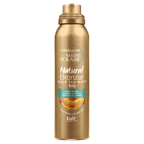 Ambre Solaire Natural Bronzer Quick Drying Light Self Tan Body Mist 150ml