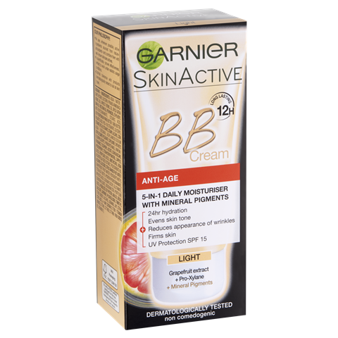 Garnier BB Cream Anti Ageing Light Tinted Moisturiser 50ml