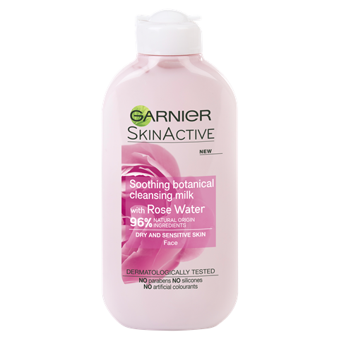 Garnier Natural Rose Water Cleansing Milk Sensitive Skin 200ml