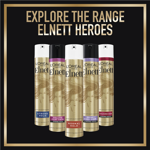 L'Oréal Elnett Normal Hold Hairspray 75ml – Shine & Flexible Style - Image 3