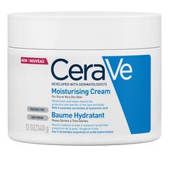 CeraVe Moisturising Cream 340g | Dry & Eczema-Prone Skin | 24-Hour Hydration