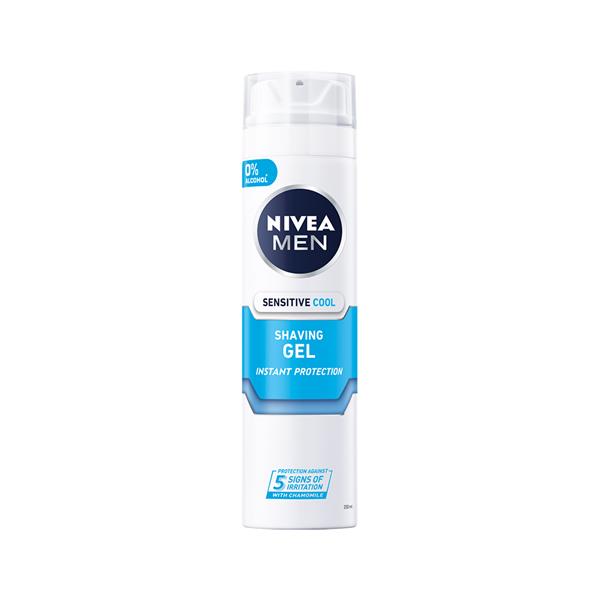 NIVEA MEN Sensitive Cool Shave Gel – Cooling Shaving Protection