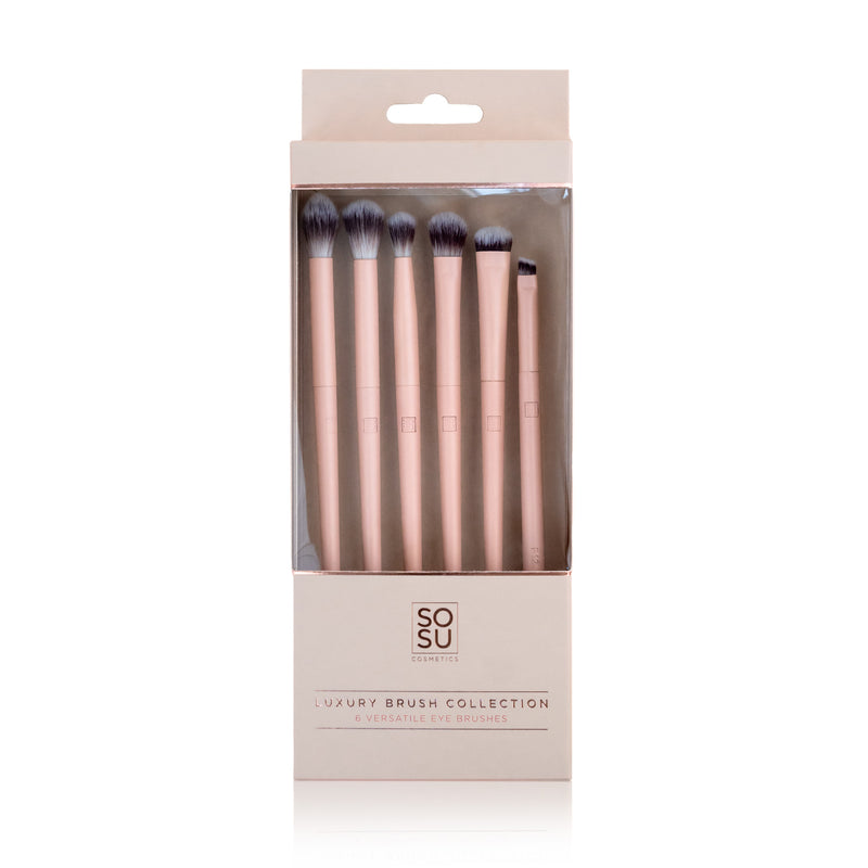 SOSU The Eye Collection: Luxury 6-Piece Vegan Eye Brush Set