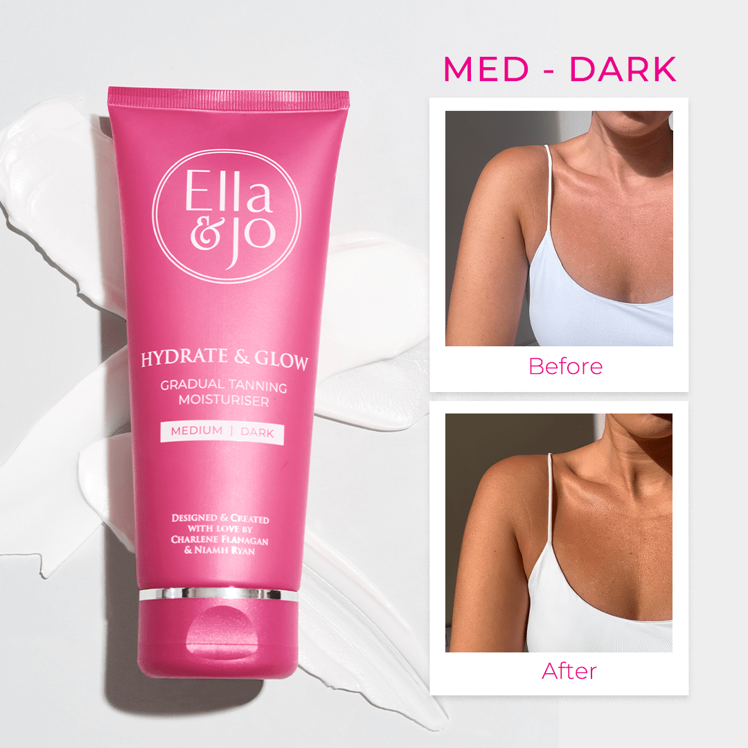 Ella & Jo Hydrate & Glow Gradual Moisturiser 200ml - Healthy Bronzed Skin - Image 4