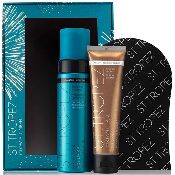 St.Tropez Glow All Night: Self-Tan Express Mousse & Finishing Gloss