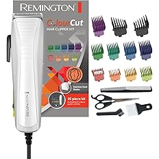 Remington Colour Cut Hair Clipper Kit - Corded, 16-Piece HC5035